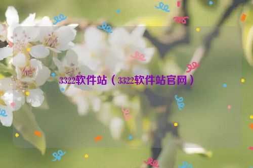 3322软件站（3322软件站官网）