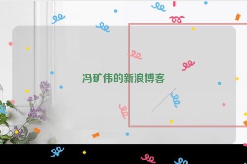 冯矿伟的新浪博客
