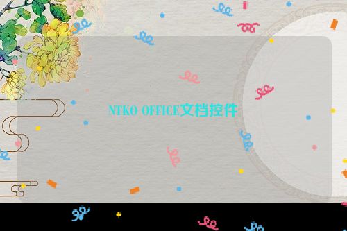 NTKO OFFICE文档控件
