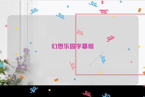 幻想乐园字幕组